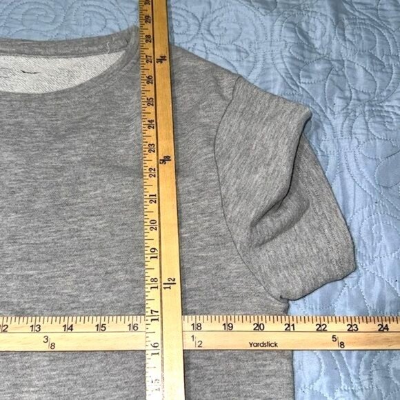 Alphalete XL Gray Distressed T-Shirt Cotton Blend Unisex - Picture 6 of 6